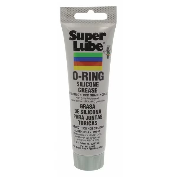 Multipurpose Silicone Grease, H1 Food Grade, NLGI Grade 2, 3 Oz. Tube, Super Lube, Mfr#: 93003