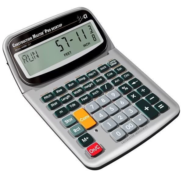 Desktop Construction Calculator, Calculated Industries, Mfr#: 44080