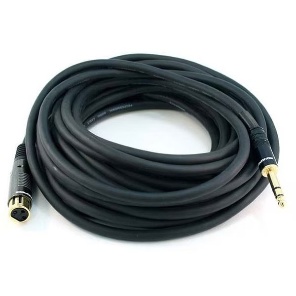 Xlr F To 1/4" Trs M Cable 35 ft., Monoprice, Mfr#: 4773