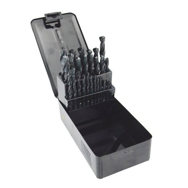 29 Piece Black OxID e HSS Drill Set 1/16-1/2" By 64ths, Hhip, Mfr#: 5000-0002