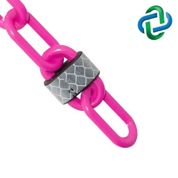 Reflective Plastic 2", (#8, 51mm)x25ft Ch, Mr. Chain, Mfr#: 52018-25