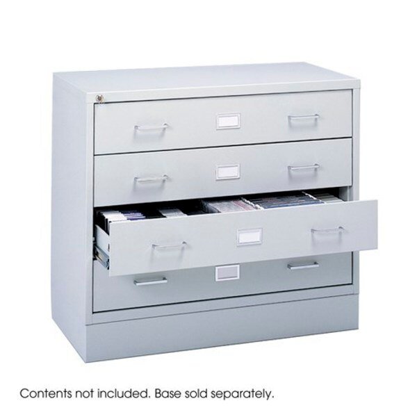 Audio/Video Microform Cabinet, Safco, Mfr#: 4935LG