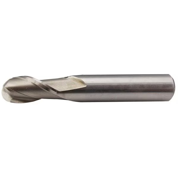 1/2 X 1/2" 2 Flute High Speed Steel Single End Ball End Mill, Hhip, Mfr#: 5841-0500