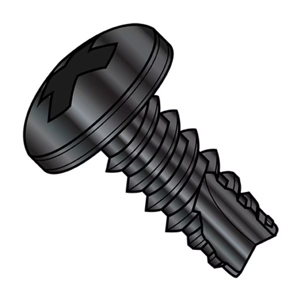 Concrete Screw, Pan, Steel Black Zinc, 10000 PK, EnjoyTool Select, Mfr#: 04055PPBZ
