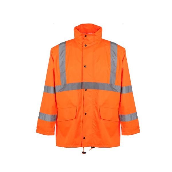 Class 3 Rain Jacket with 2 Patch Pockets, Gss Safety, Mfr#: 6002-4XL/5XL