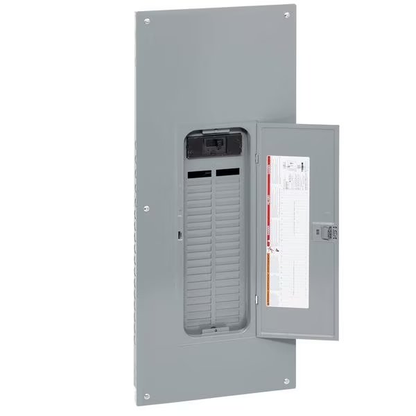 Load Center, QO, 42 Spaces, 150A, 120/240V AC, Main Circuit Breaker, 1 Phase, Square D, Mfr#: QO142M150PC