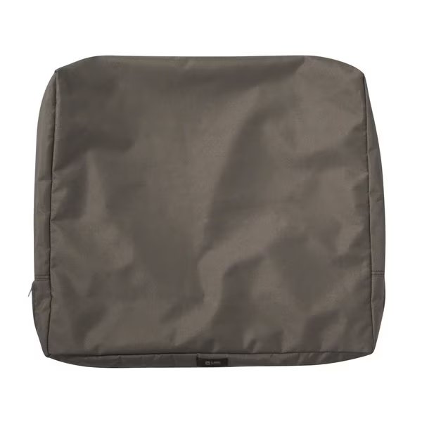 Ravenna Patio Cushion Slipcover, Dark Taupe, 25", Classic Accessories, Mfr#: 60-428-015101-RT