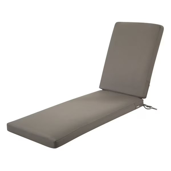 Ravenna Chaise Cushion, Dark Taupe, 72"x21"x3", Classic Accessories, Mfr#: 62-001-TAUPE-EC