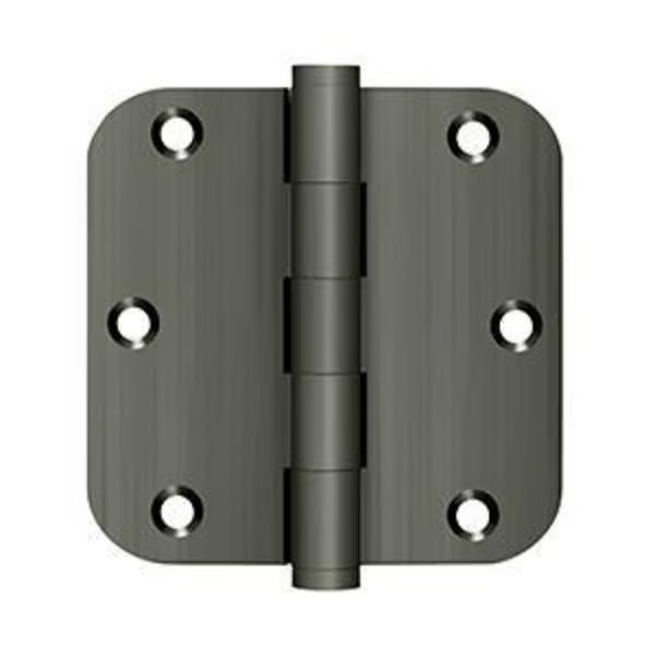 Antique Nickel Door and Butt Hinge, Deltana, Mfr#: DSB35R515A