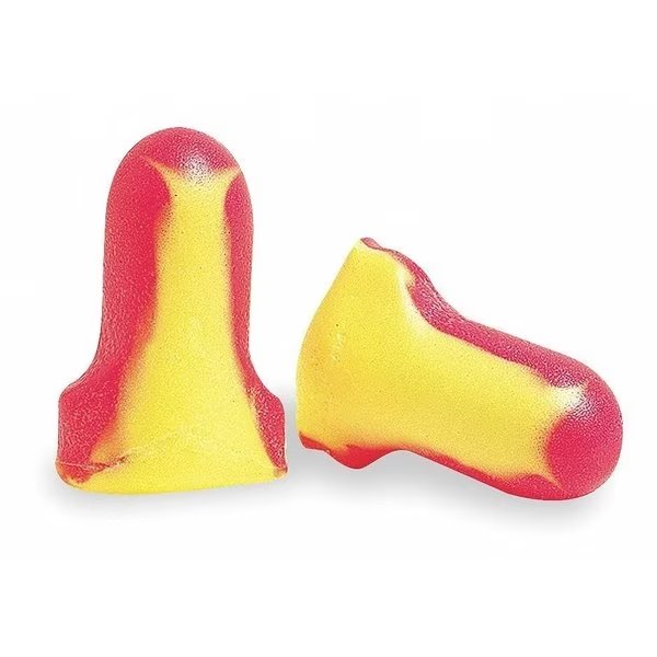 Laser Lite Disposable Foam Uncorded Earplugs, Contoured-T Shape, 32 dB, Magenta/Yellow, 200 Pairs, Honeywell Howard Leight, Mfr#: LL-1