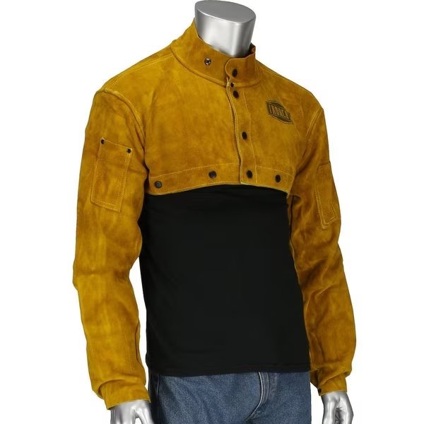 Welding Cape Sleeve, Split Leather, Med, Ironcat, Mfr#: 7000/M
