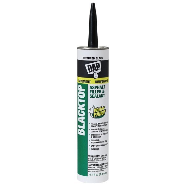 10.1 fl oz Blacktop Asphalt Low Voc Slnt, PK12, Black, Dap, Mfr#: 7079827065