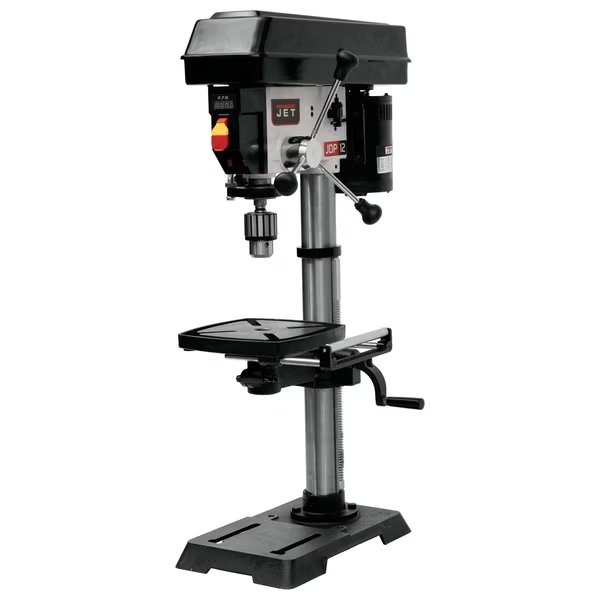 Bench Drill Press, Belt Drive, 1/2 hp, 115 V, 12 in Swing, Variable Speed, Jet, Mfr#: JWDP-12