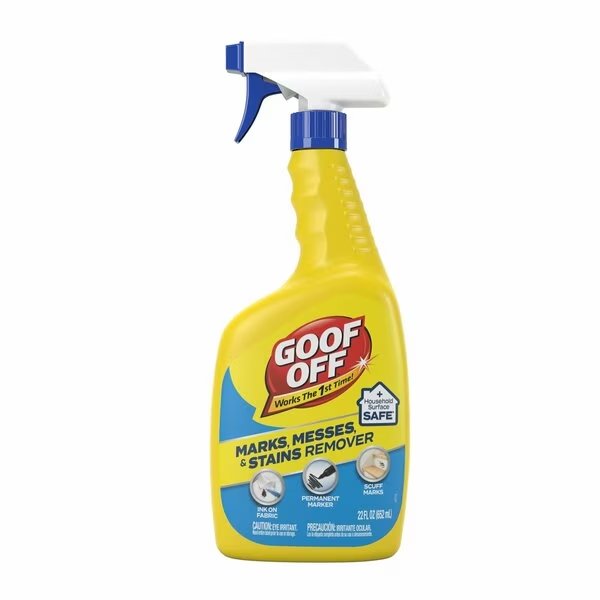 Heavy Duty Remover Degreaser, 22 Oz Trigger Spray Bottle, Liquid, Slight Yellow to Transparent, Goof Off, Mfr#: FG659WM
