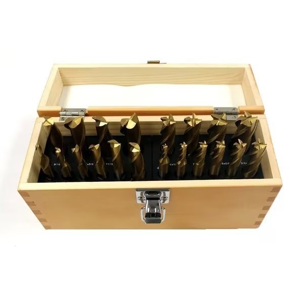 20 Piece TiN Coated Single End Mill Set, Hhip, Mfr#: 8000-0020