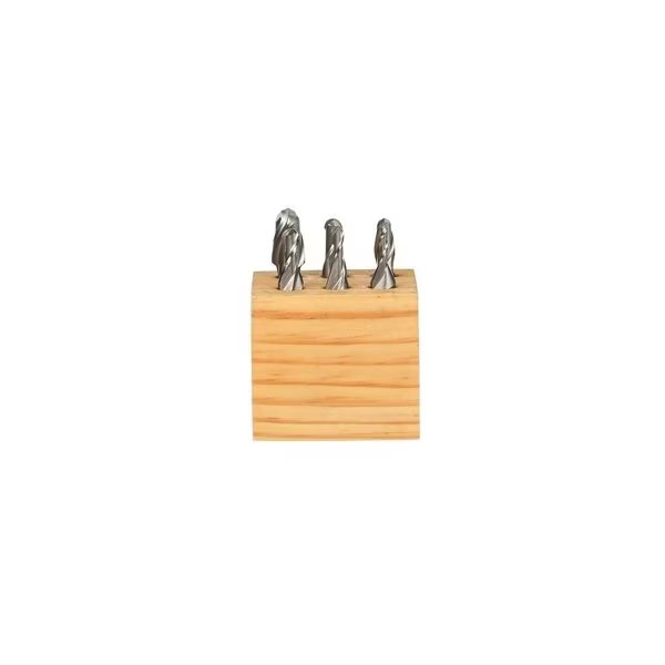 1/8-1/2" 6 Piece 2-Flute M2 Ball Nose End Mill Set, Hhip, Mfr#: 8001-0006