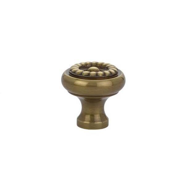 French Antique Brass Knobs 86113US7, Emtek, Mfr#: 86113US7