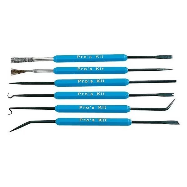 Soldering Aid Set, 6pc, Proskit, Mfr#: 900-100