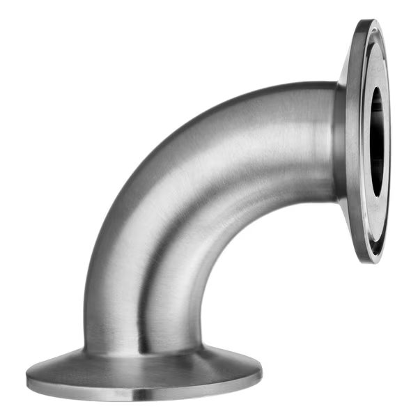 Sanitary Fitting, Quick-Clamp, 316SS, 90° Elbow, 3", Usa Industrials, Mfr#: ZUSA-STF-QC-340