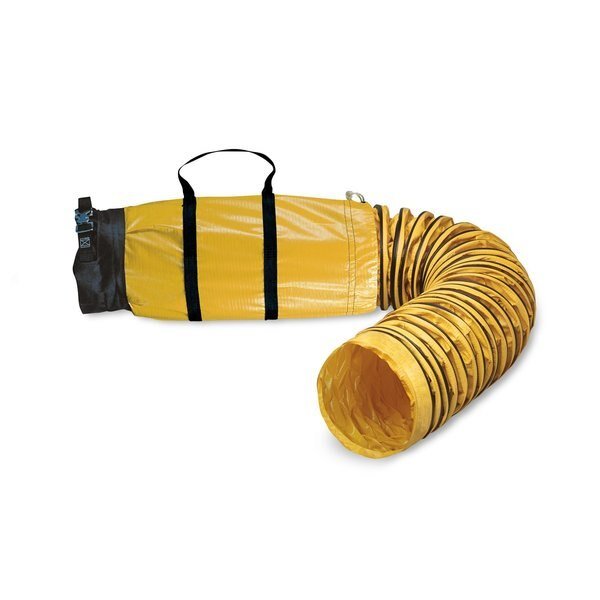 Ventilation Duct, Black/Yellow, 25 ft L, Allegro Industries, Mfr#: 9550-25SB
