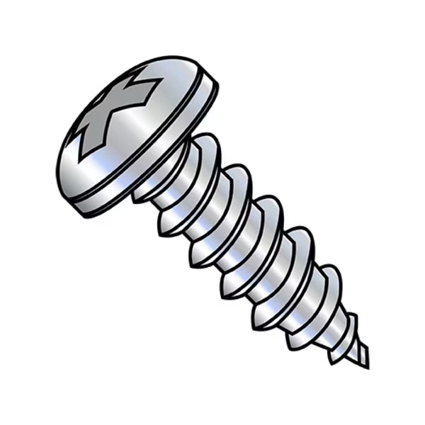 Concrete Screw, #10-12 Dia., Pan, 1/2 in L, Steel Zinc Plated, 8000 PK, EnjoyTool Select, Mfr#: 1008APP