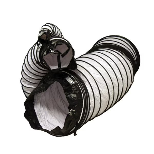 Air Ventilator White - Ventilation Duct Hose - 24" ID x 25ft Length Hose (Fully Stretched), Rubber-Cal, Mfr#: 01-W183
