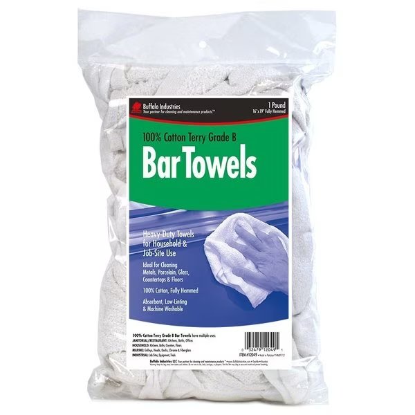 Grade B Bar Mops No. 4 Bag, BUFFALO, Mfr# 12050PB