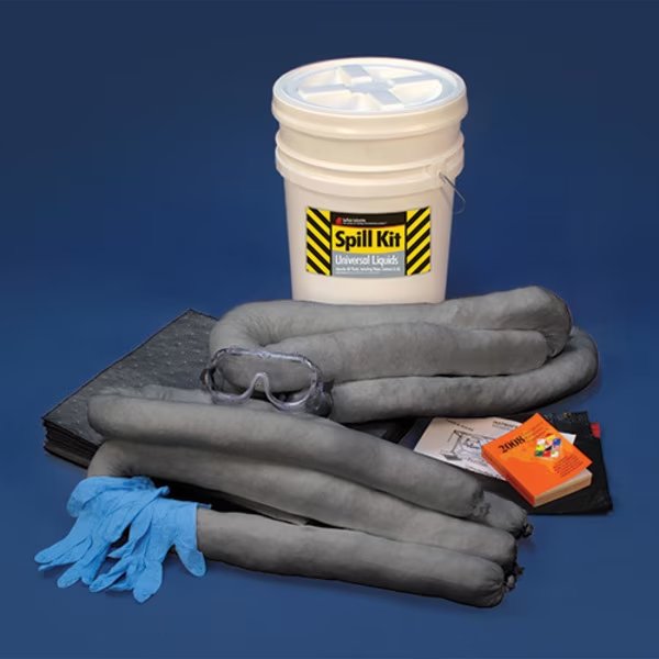Universal Bucket Spill Kit, 6.5 Gal, BUFFALO, Mfr# 92010
