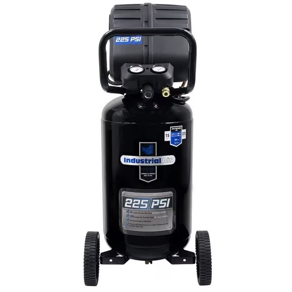 Portable Air Compressor, 225 PSI, 120V, 15G, Industrial Air, Mfr#: C151I
