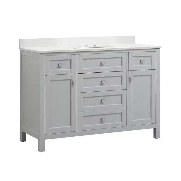 Juniper 48" Vanity Dove Gray, Culture, Cahaba, Mfr#: CA101014