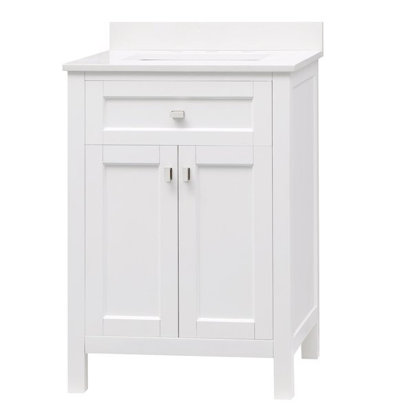 Juniper 24" x 21" Vanity White, Cu, Cahaba, Mfr#: CA101016