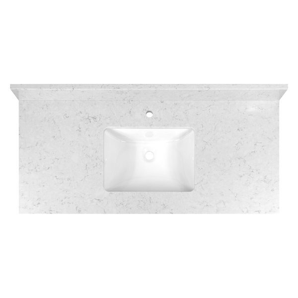Vanity Top w/Ceramic Basin, 49 x 22 in, Cahaba, Mfr#: CAVT49RM