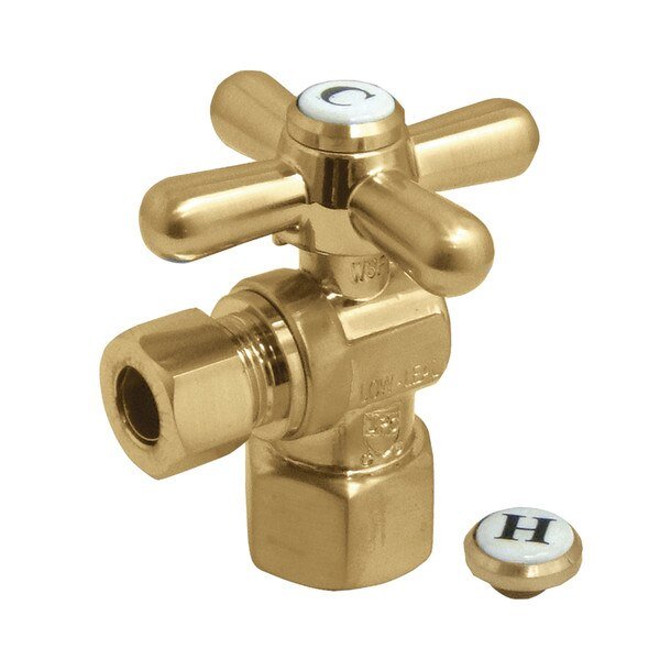 CC43107X Quarter Turn Valves (1/2" FIP X 3/8" O.D. Compression), Vintage, Mfr#: CC43107X