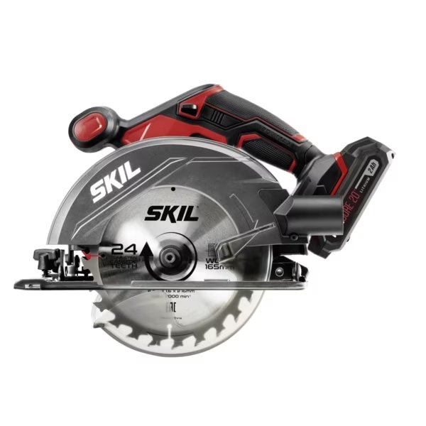 Circular Saw Kit, Blade 6 1/2" dia, 20V DC, Skil, Mfr#: CR540602