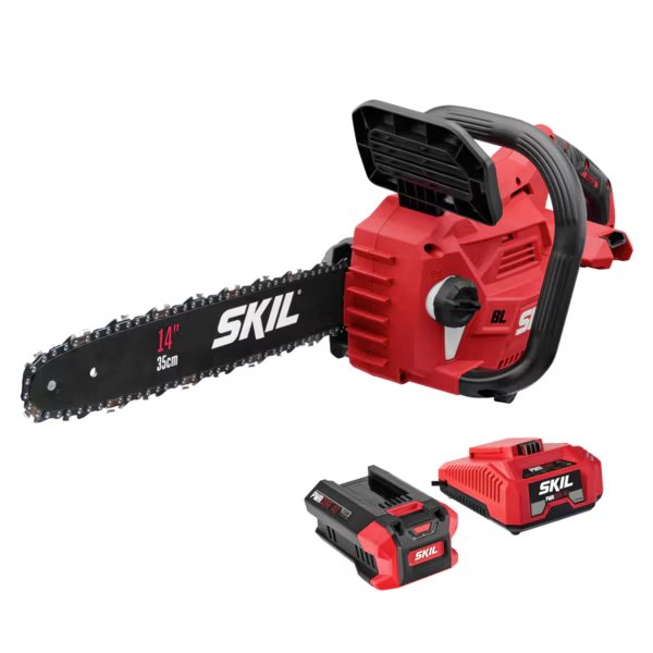 Chain Saw Kit, Bar 14" L, 2.5 Ah, Skil, Mfr#: CS4555-10