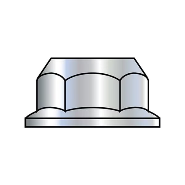 Flange Nut, M10-1.50, Steel, Class 8, Zinc Plated, 15 mm Hex Wd, 1000 PK, EnjoyTool Select, Mfr#: M10D6923-8