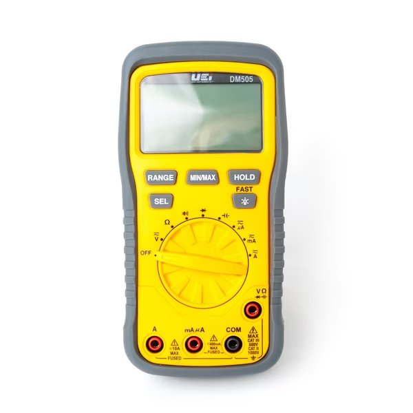 Digital Multimeter, 1000V, Uei Test Instruments, Mfr#: DM505
