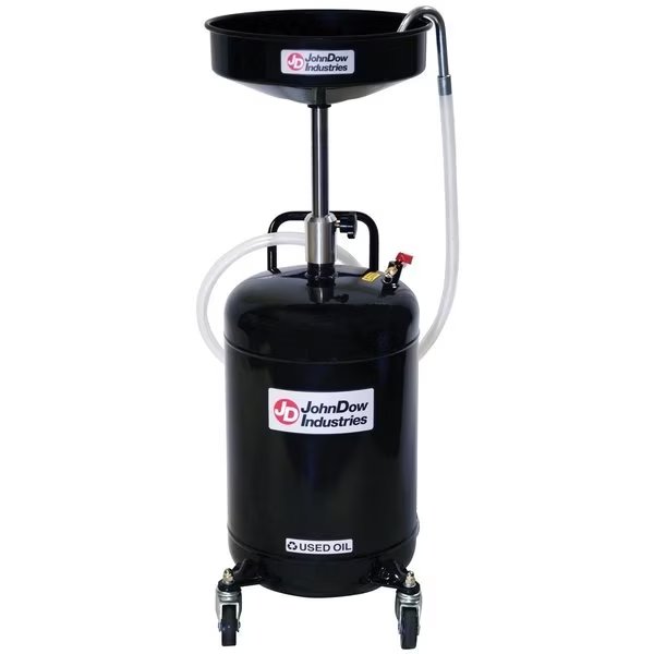 Self-Evacuating Portable Oil Drain, 18 Ga, Johndow Industries, Mfr#: DOWJDI-18DC