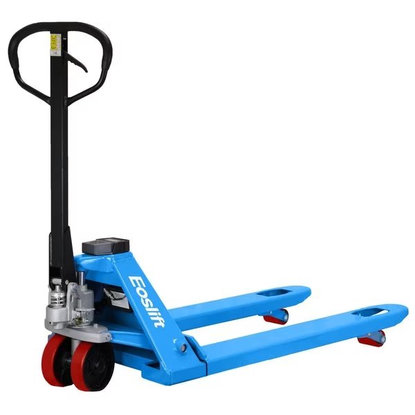 Professional Grade E20V (Scale) Manual Pallet Jack 4,400 lbs. 27 in. x 48 in. German Seal System with Polyurethane Wheels, Eoslift, Mfr#: E20V