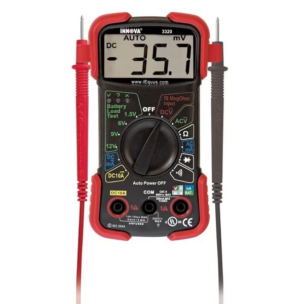 Auto-Ranging, Digital Multimeter, Equus Products, Mfr#: 3320