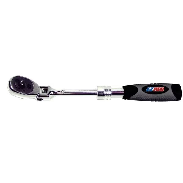 1/4" Drive 72 Geared Teeth Flex Head Extend Flex Head Ratchet, 1/4" Dr, Ezred, Mfr#: MR14FL