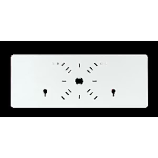 Adapter Plate, 5-1/4" H, 3/8" D, 14" W, Dual-Lite, Mfr#: EZ-EVWPC