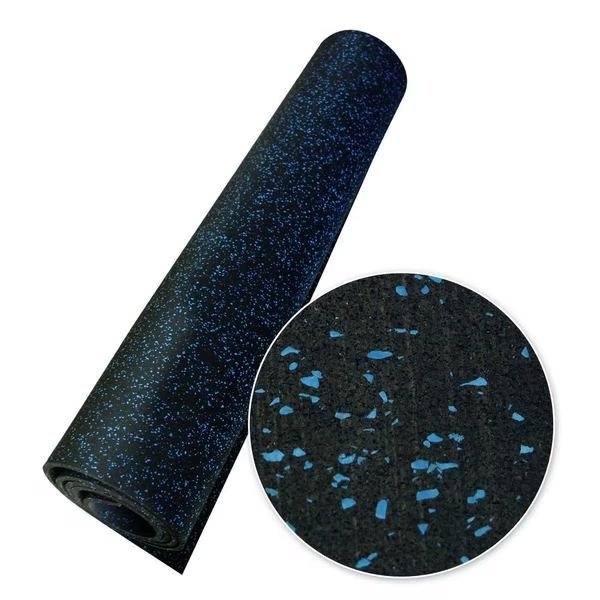 "Elephant Bark" Rubber Flooring - 3/8 in. x 4 ft. x 7.5 ft. - Blue Dot, Rubber-Cal, Mfr#: 03_102