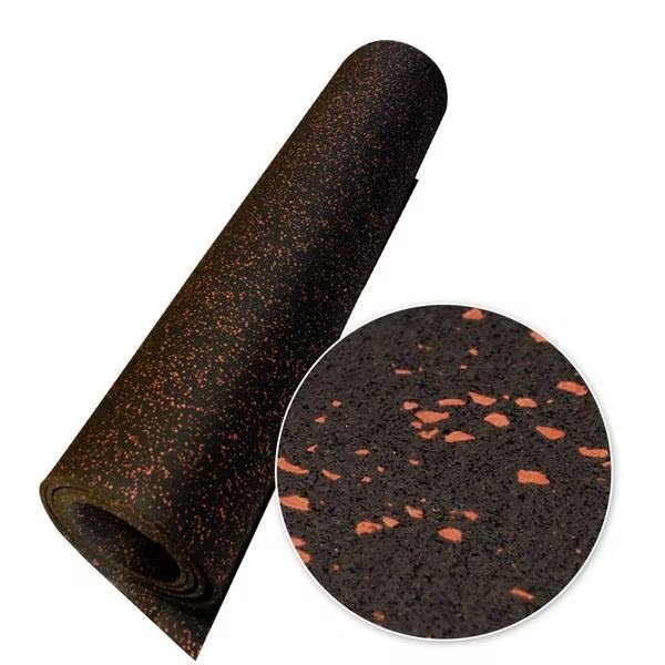 "Elephant Bark" Rubber Flooring - 3/8 in. x 4 ft. x 10ft. - Red Dot, Rubber-Cal, Mfr#: 03_102