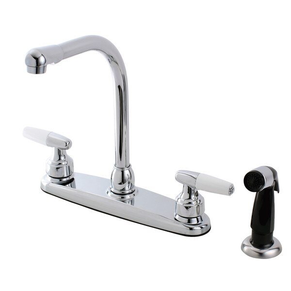 Manual, 8" Mount, 4 Hole Kitchen Faucet, Americana, Mfr#: FB751