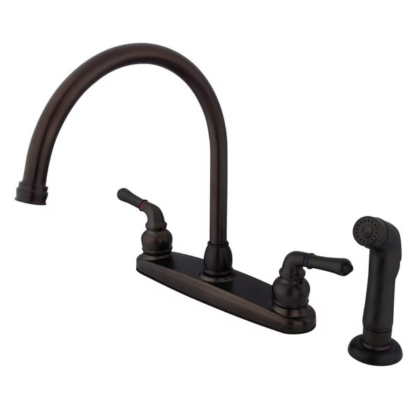 Manual, 8" Mount, 4 Hole FB795SP 8" Centerset Kitchen Faucet with, Magellan, Mfr#: FB795SP