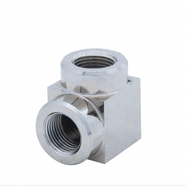 FITTING ELBOW 90 DG 3/8"-18 NPTF MALE X 3/8"18 NPTF FEMALE 10000PSI, Bva Hydraulics, Mfr#: FT107