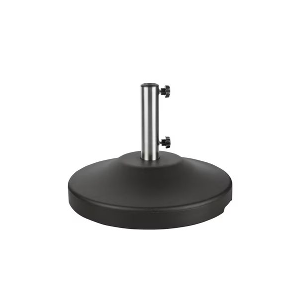 Fillable Umbrella Base, Black, Base Dia.: 20.5", Us Weight, Mfr#: FUB80BLKE