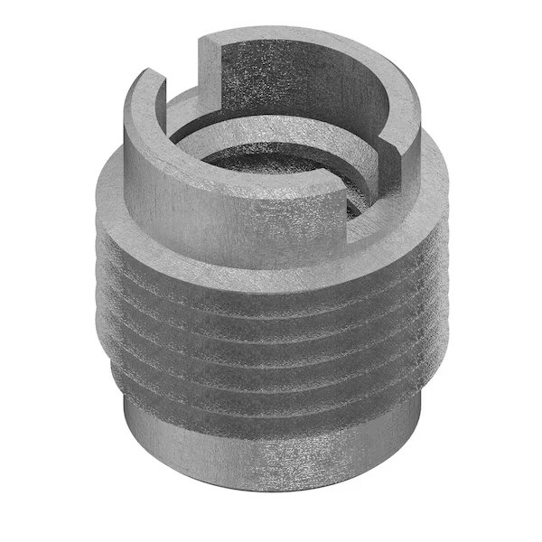 Knife Thread Insert, M10-1.50 Int Thrd Sz, 15.875 mm L, 12.7 mm Dia., 18-8 SS, Plain, 5 PK, EnjoyTool Select, Mfr#: 400-M10-CR-PK5