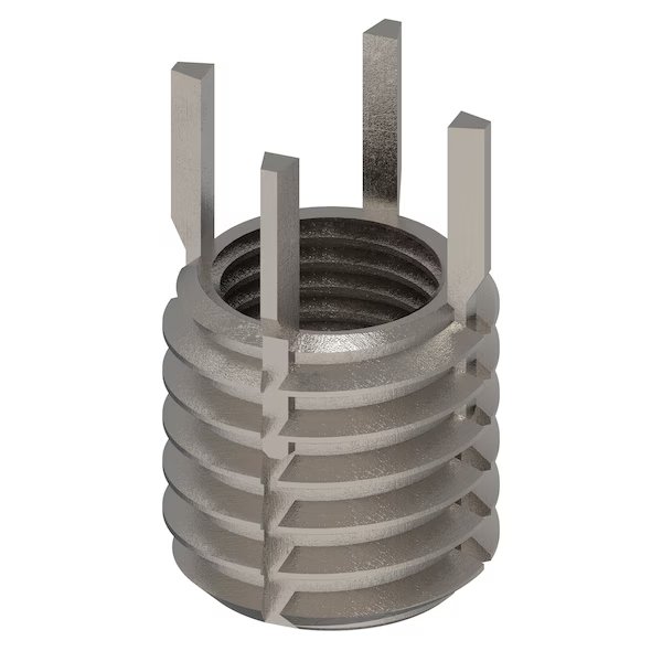 Key Locking Thread Insert, Thin Wall, 4 Keys, 3/8"-24 Int Thrd Sz, 1/2"-13 Ext Thrd Sz, 10 PK, EnjoyTool Select, Mfr#: 217-077524